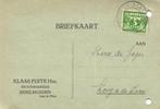 Klaas Fuite Hzn., IJsselmuiden - 08.1941 - briefkaart, Ophalen of Verzenden, Briefkaart