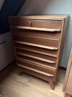 Vintage Houten Ladekast  zeer stevig, Huis en Inrichting, Kasten | Ladekasten, Ophalen, Gebruikt, 5 laden of meer, 100 tot 150 cm