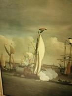 XXL GOUDEN LEEUW OP HET IJ OP DOEK REPRODUCTIE 1686 / 110x70, Ophalen