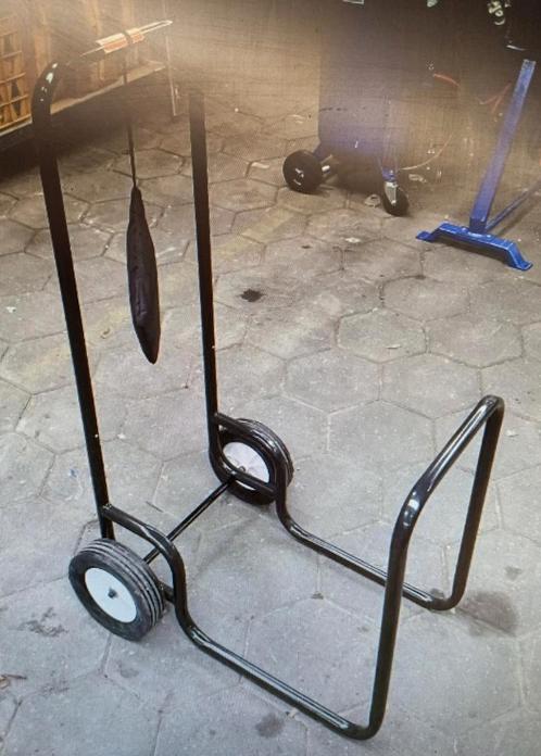 Brandhout wagen kar trolley 100kg met zeil nieuw in doos, Hobby en Vrije tijd, Overige Hobby en Vrije tijd, Nieuw, Ophalen of Verzenden
