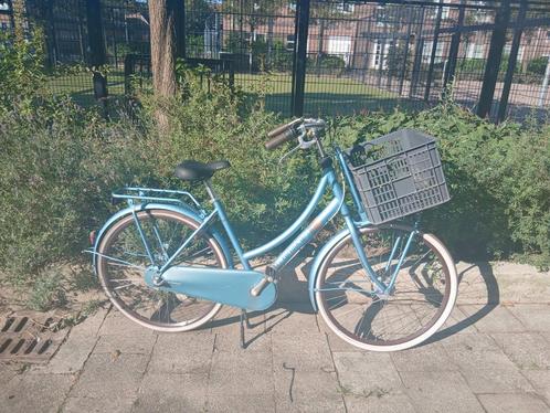 Delfs blauwe Cortina u4 Damesfiets 3 versnellingen met terug, Fietsen en Brommers, Fietsen | Meisjes, Gebruikt, 26 inch of meer