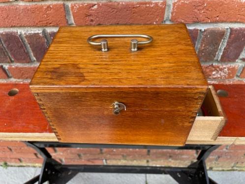Antieke tweecellige faradische medische batterij., Antiek en Kunst, Antiek | Overige Antiek, Ophalen of Verzenden