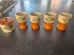 Antieke eierdopjes met potje. Apart, Ophalen of Verzenden