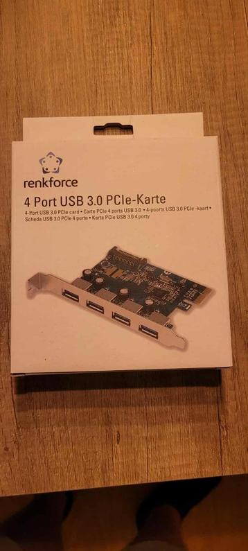 Renkforce 4 Poorts USB 3.0 Kaart  beschikbaar voor biedingen