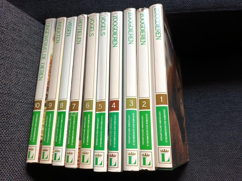 Lekturama encyclopedie geheimen der dierenwereld deel1 tm 10, Boeken, Encyclopedieën, Gelezen, Complete serie, Ophalen of Verzenden