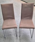6 eetkamer stoelen (modern), Ophalen, Gebruikt, Twee, Wit