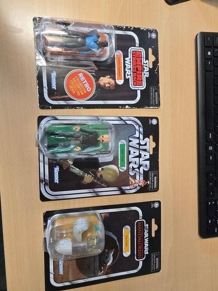 3 nieuwe Vintage/Retro Collection Star Wars figuren, Verzamelen, Star Wars, Nieuw, Actiefiguurtje, Verzenden