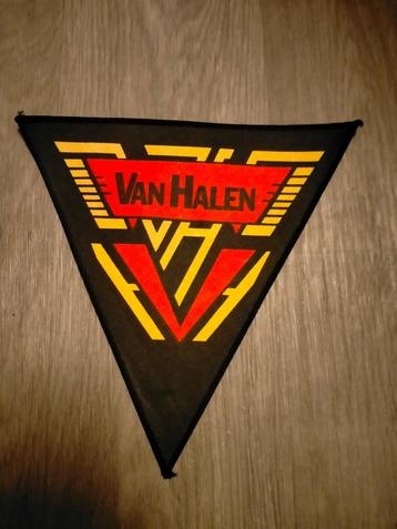  Van Halen logo backpatch triangle driehoek vintage patch beschikbaar voor biedingen
