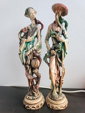 Chinees Beeld Gesigneerd A.B. beschikbaar voor biedingen