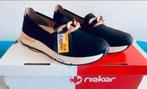 Nieuwe zwarte Rieker schoenen  Mt 37, Nieuw, Ophalen of Verzenden, Rieker, Instappers