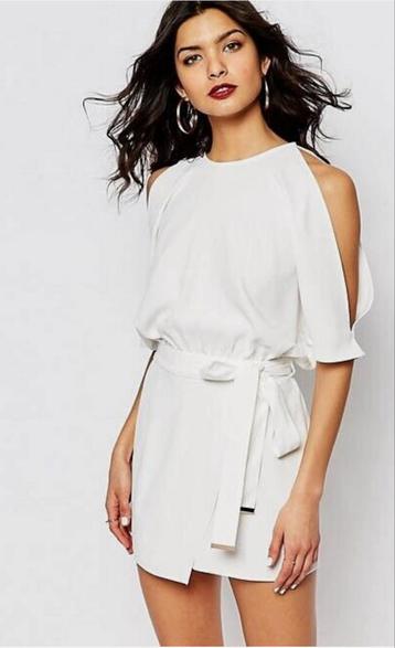 River Island Jumpsuit maat 34 (maat 6) wit beschikbaar voor biedingen