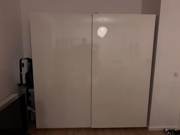 Witglans Ikea pax kast 2x2m, Huis en Inrichting, Kasten | Kledingkasten, Gebruikt, 200 cm of meer, 200 cm of meer, 50 tot 75 cm