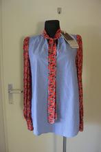 Manila Grace blouse 40 NIEUW blauw rood gaaf, Maat 38/40 (M), Manila Grace, Blauw, Nieuw