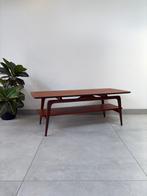 Vintage Salontafel Deens Design Teak Jaren 60, Ophalen, 100 tot 150 cm, Teakhout, 50 tot 100 cm