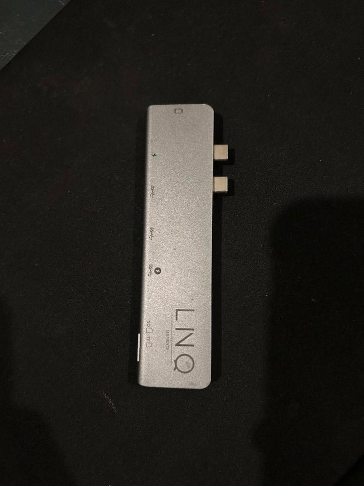 LINQ 7 in 2 TB Pro Edition Multiport Hub, Computers en Software, Dockingstations, Zo goed als nieuw, USB-hub, Laptop, Verzenden