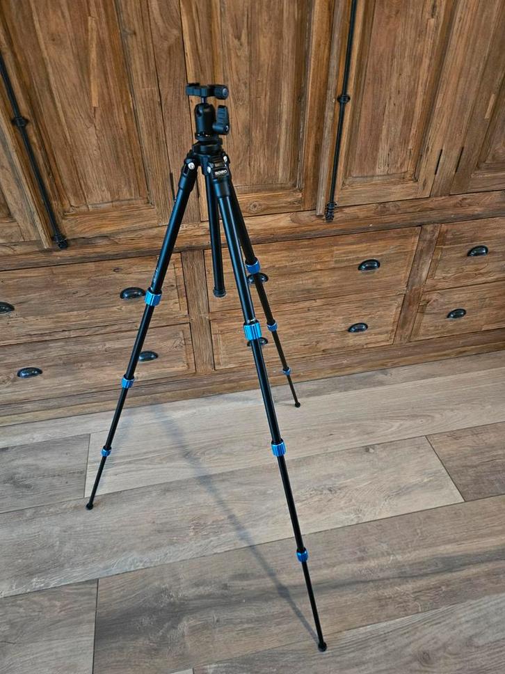 Benro TSL08A Statief, Audio, Tv en Foto, Fotografie | Statieven en Balhoofden, Zo goed als nieuw, Driepoot, Minder dan 150 cm