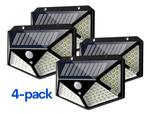 4-pack Solar LED Lamp - 100 LED Verlichting - 4 Pack - NIEUW, Tuin en Terras, Buitenverlichting, Kunststof, Verzenden, Minder dan 50 watt
