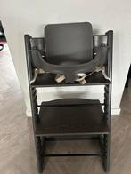 Trip trap stoel storm grey met baby inzet, Kinderen en Baby's, Kinderstoelen, Ophalen, Gebruikt, Meegroeistoel