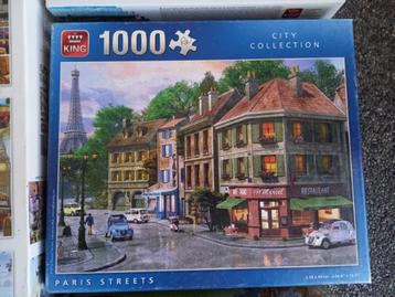 * Puzzel King City Collection Paris 1000 stukjes * beschikbaar voor biedingen