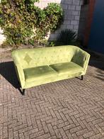 Mooi groen bankje, Tweepersoons, 75 tot 100 cm, Ophalen of Verzenden, Zo goed als nieuw