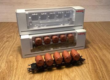 Marklin SBB 47673 containerwagons 2x beschikbaar voor biedingen
