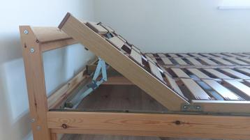 Houten bedframe incl lattenbodems - afbeelding 3
