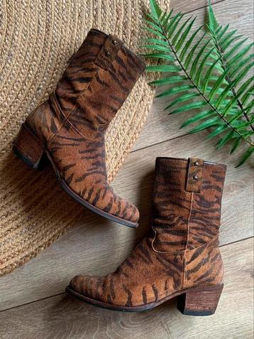 Sendra enkellaarsjes rits 38 western boots bohemian laarzen beschikbaar voor biedingen