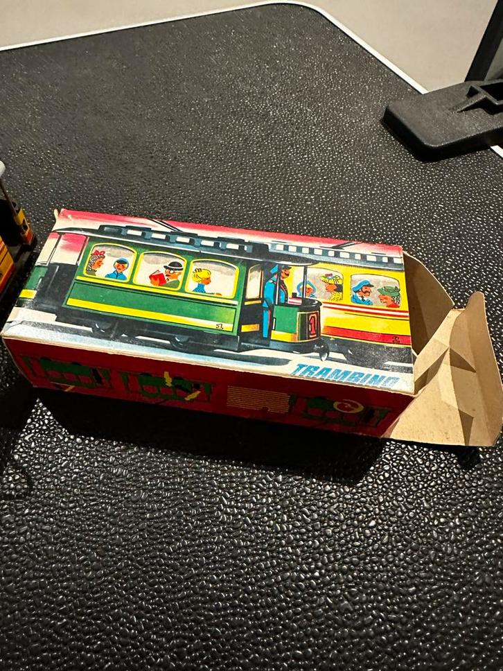 Trambino Metalen Trein in Originele Verpakking, Verzamelen, Speelgoed, Zo goed als nieuw, Ophalen of Verzenden