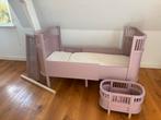 Sebra Baby & Junior Bed met matras en bijpassend poppenbed, Ophalen, Gebruikt, 70 tot 85 cm, Lattenbodem