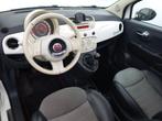Fiat 500C 1.2 Lounge Cabrio- Airco Aux Multimedia, Parelmoer, Voorwielaandrijving, Euro 5, Gebruikt, 4 cilinders