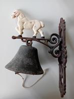 Brocante metalen tuinbel, Antiek en Kunst, Ophalen of Verzenden