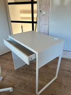 Bureau wit ikea met bureaustoel, Ophalen of Verzenden, Zo goed als nieuw