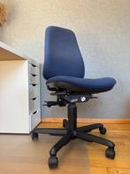 Bureaustoel (Dauphin), Ophalen, Gebruikt, Blauw, Bureaustoel