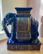 Vintage Triple XL Olifant Sidetable / Plantentafel, Antiek en Kunst, Ophalen