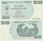 ZIMBABWE 2007 100000 dollars #48 UNC, Postzegels en Munten, Bankbiljetten | Afrika, Zimbabwe, Verzenden