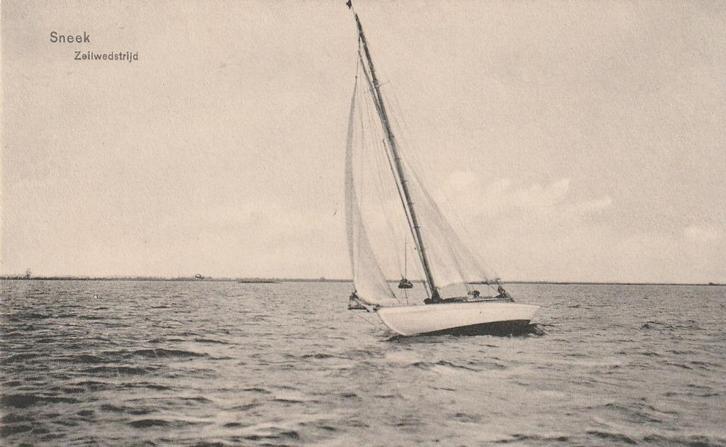 SNEEK Zeilwedstrijd, Verzamelen, Ansichtkaarten | Nederland, Ongelopen, Friesland, Voor 1920, Verzenden