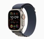 Apple watch Ultra 2 49mm Titanium Bleu, Sieraden, Tassen en Uiterlijk, Smartwatches, Nieuw, Blauw, Apple ultra 2, IOS