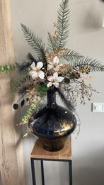 Mooie opgemaakte vaas, Ophalen, Overige materialen, Zwart, Zo goed als nieuw