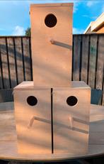 Prachtige broedblokken voor grote parkieten, Ophalen, Hout, Broedkooi of Kweekkooi