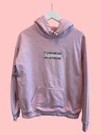 Supreme x Burberry Hoodie | Roze | Maat L, Ophalen of Verzenden, Gedragen, Maat 52/54 (L), Roze