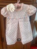 Vintage Roze Jurkje met Handschoentjes, Antiek en Kunst, Antiek | Kleding en Accessoires, Ophalen of Verzenden, Kinderen