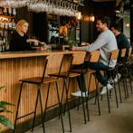 School chair vintage oude schoolstoelen eetkamerstoelen  134, Ophalen of Verzenden, Gebruikt, Bruin, Vijf, Zes of meer stoelen