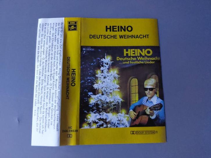 HEINO - DEUTSCHE WEIHNACHT (CASSETTEBANDJE), Cd's en Dvd's, Cassettebandjes, Zo goed als nieuw, Origineel, Overige genres, 1 bandje
