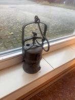 Antieke Mijnwerkerslamp Metaal, Ophalen of Verzenden