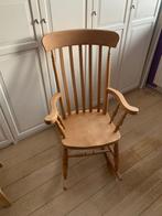 Houten schommelstoel, Huis en Inrichting, Stoelen, Ophalen, Bruin, Klassiek, Zo goed als nieuw
