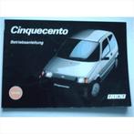 Fiat Cinquecento Instructieboekje 1992 #1 Duits, Auto diversen, Handleidingen en Instructieboekjes, Ophalen of Verzenden