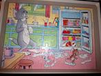 Tom & Jerry puzzel jaren 80/90, Ophalen, Meer dan 50 stukjes, Gebruikt, 6 jaar of ouder