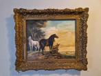 Schilderij met paarden, Ophalen