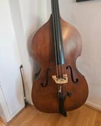 Contrabas 4/4 met pickups en accessoires, Ophalen of Verzenden, Gebruikt