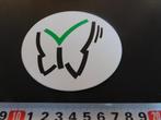 sticker vlinder opel zomercheck groen vinkje, Verzamelen, Stickers, Ophalen, Zo goed als nieuw
